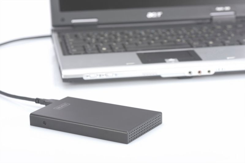 DIGITUS Externes Festplattengehäuse für 2,5" SATA zu USB 3.0