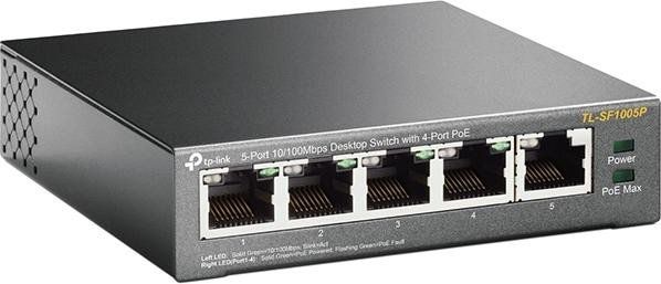 TP-LINK TL-SF1005P 5x Port Desktop Switch Unmanaged PoE