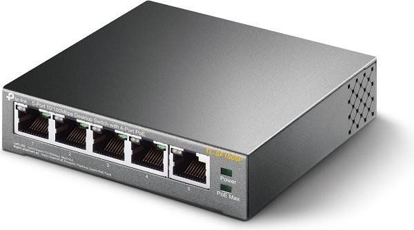 TP-LINK TL-SF1005P 5x Port Desktop Switch Unmanaged PoE