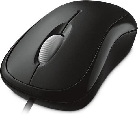 Microsoft Basic Optical Mouse USB Schwarz Bulk