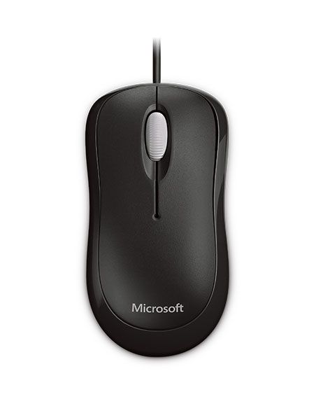 Microsoft Basic Optical Mouse USB Schwarz Bulk