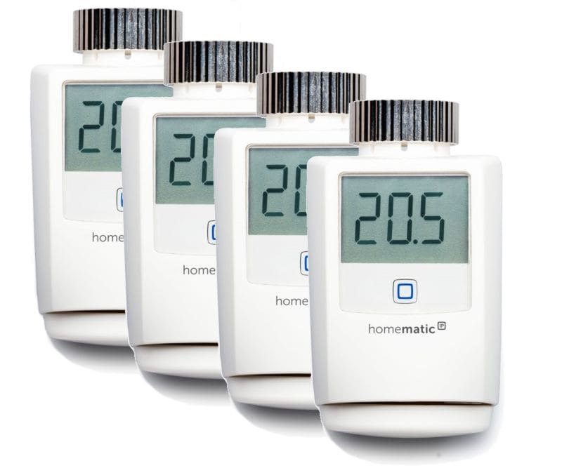 Homematic IP 4er Set Heizkörperthermostat HMIP-eTRV