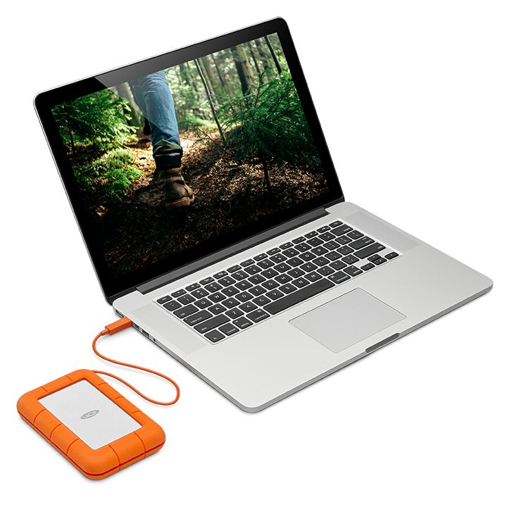 LaCie Rugged SECURE Thunderbolt 3 / USB-C 3.1 2TB HDD 2.5 Zoll