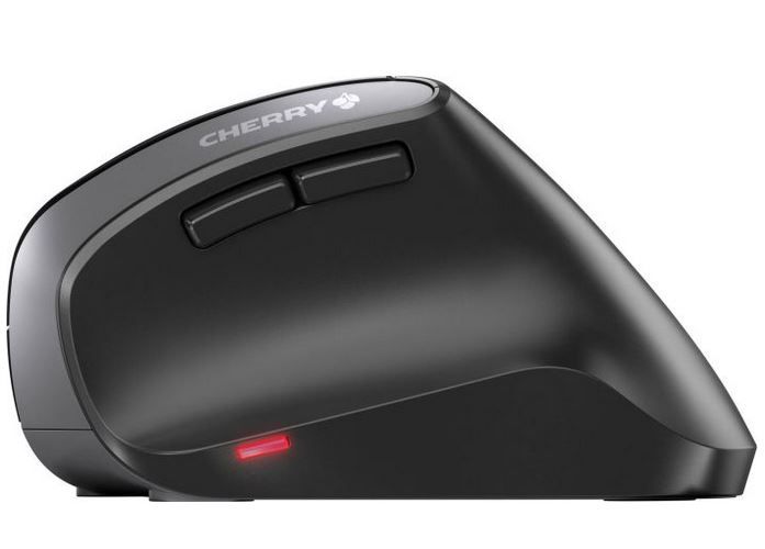 Cherry MW 4500 ergonomische kabellose Maus schwarz