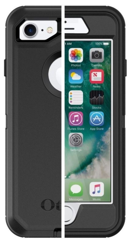 OtterBox Defender für iPhone 7/8, schwarz