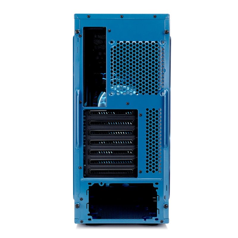 Fractal Design Focus G ATX Gaming Gehäuse mit Seitenfenster, Blau