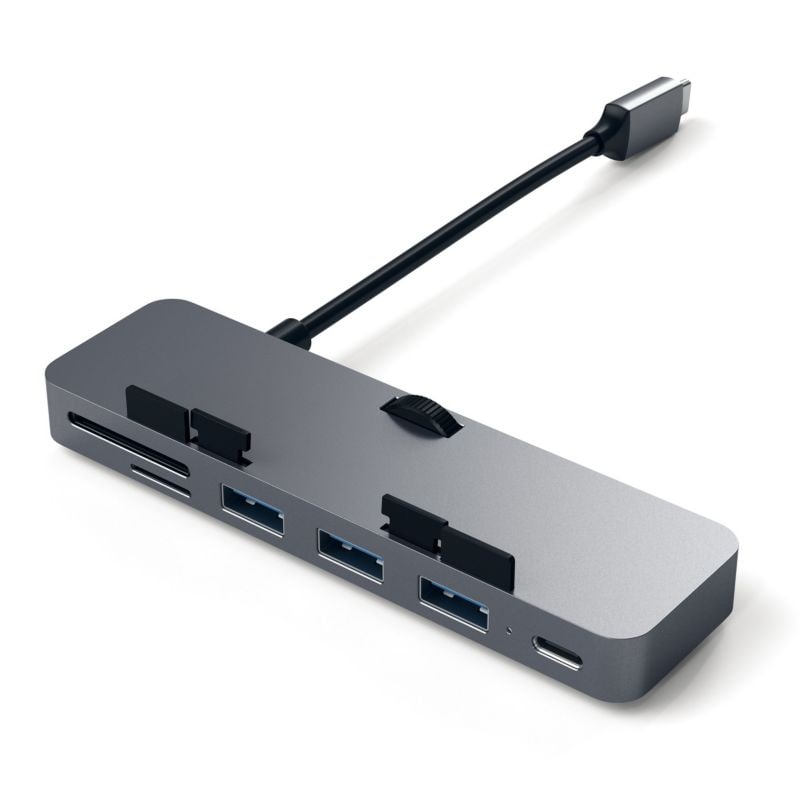 Satechi USB-C Clamp Hub Pro Multi-Port Adapter 4K HDMI Space Gray