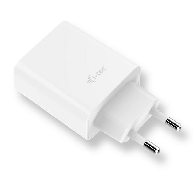 i-tec USB Power 2 Port Netzladegerät 2,4A weiß 110-240V