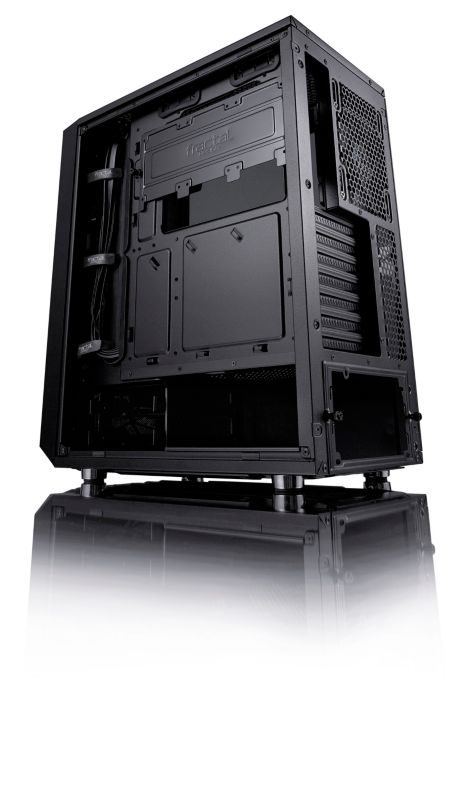 Fractal Design Meshify C ATX Gaming Gehäuse mit TG Seitenfenster, schallgedämmt