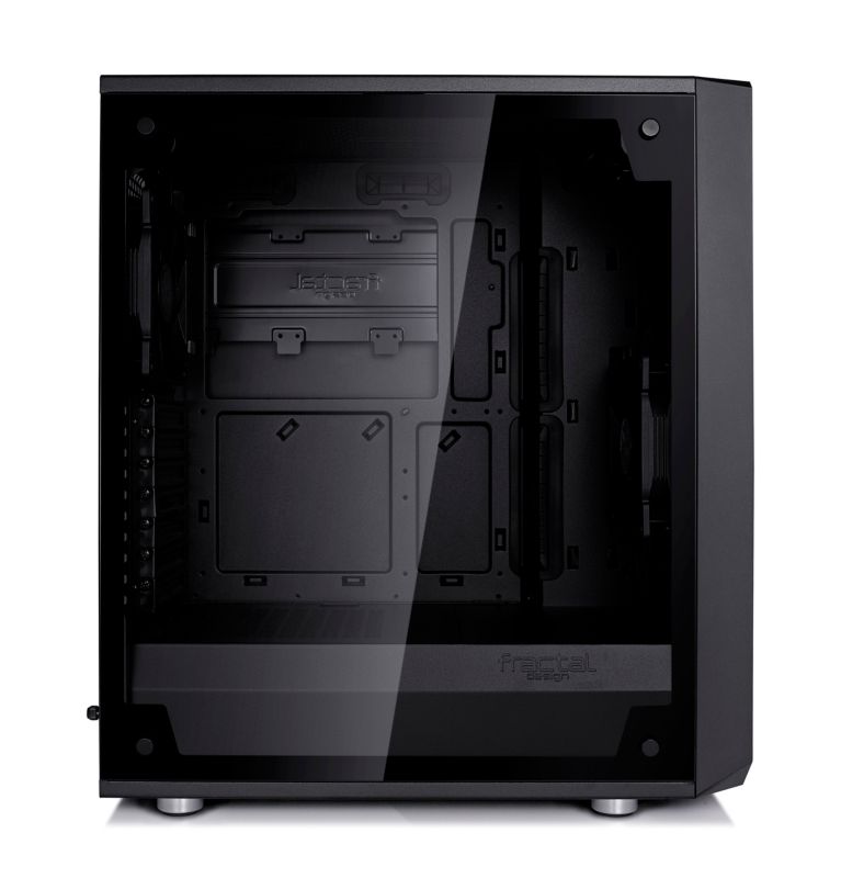 Fractal Design Meshify C ATX Gaming Gehäuse mit TG Seitenfenster, schallgedämmt