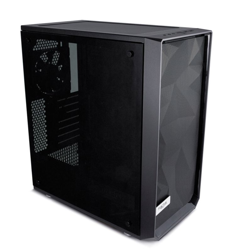 Fractal Design Meshify C ATX Gaming Gehäuse mit TG Seitenfenster, schallgedämmt