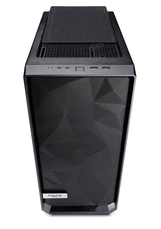 Fractal Design Meshify C ATX Gaming Gehäuse mit TG Seitenfenster, schallgedämmt