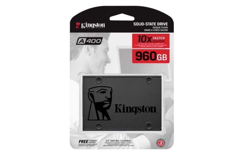 Kingston A400 960GB TLC 2.5zoll SATA600 - 7mm