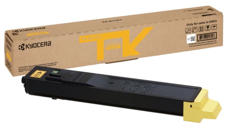 Kyocera TK-8115Y / 1T02P3ANL0 Toner Gelb für ca. 6.000 Seiten