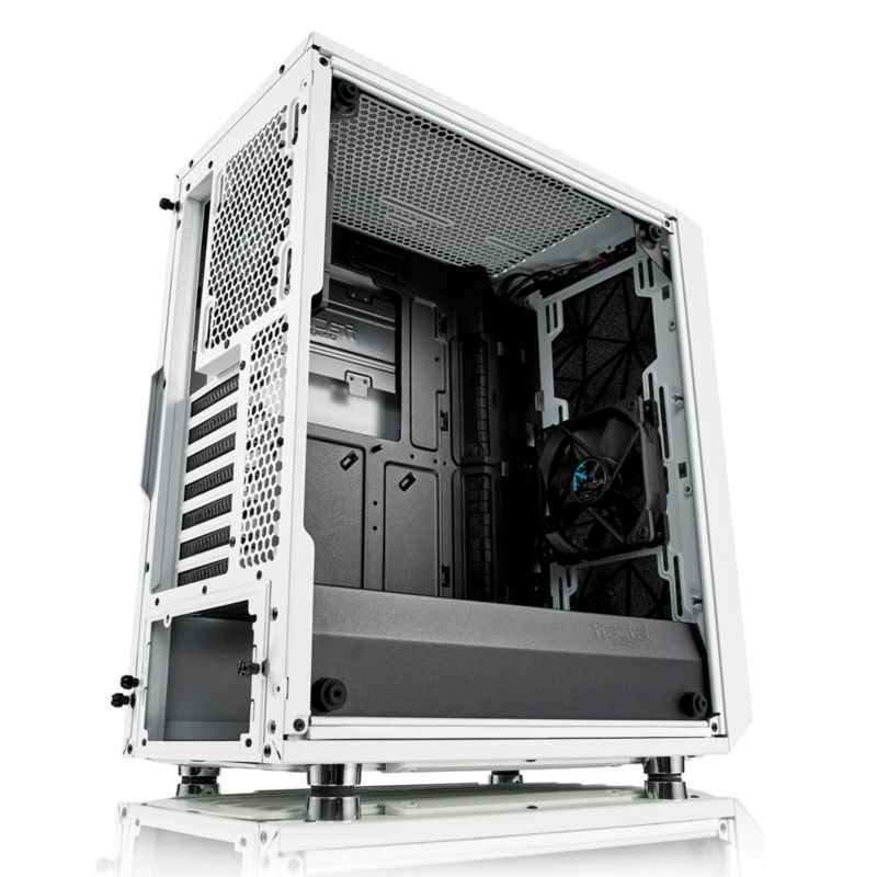 Fractal Design Meshify C White ATX Gaming Gehäuse mit TG Seitenfenster