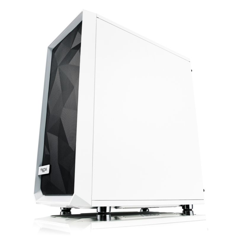 Fractal Design Meshify C White ATX Gaming Gehäuse mit TG Seitenfenster