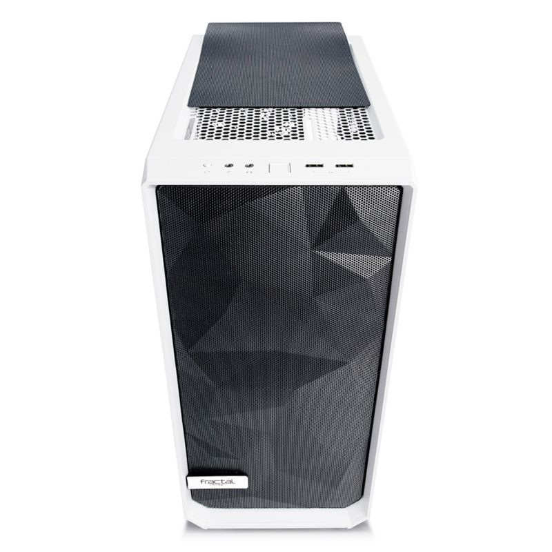 Fractal Design Meshify C White ATX Gaming Gehäuse mit TG Seitenfenster