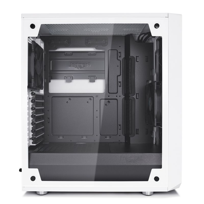 Fractal Design Meshify C White ATX Gaming Gehäuse mit TG Seitenfenster