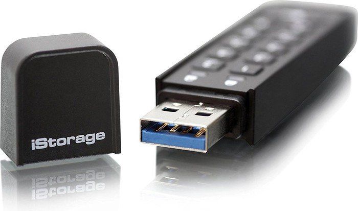 iStorage datAshur Personal2 USB3.0 Flash Drive 16GB Stick mit PIN-Schutz schwarz