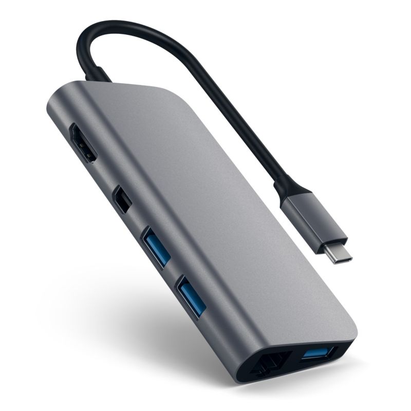 Satechi USB-C Multimedia Adapter Space Gray