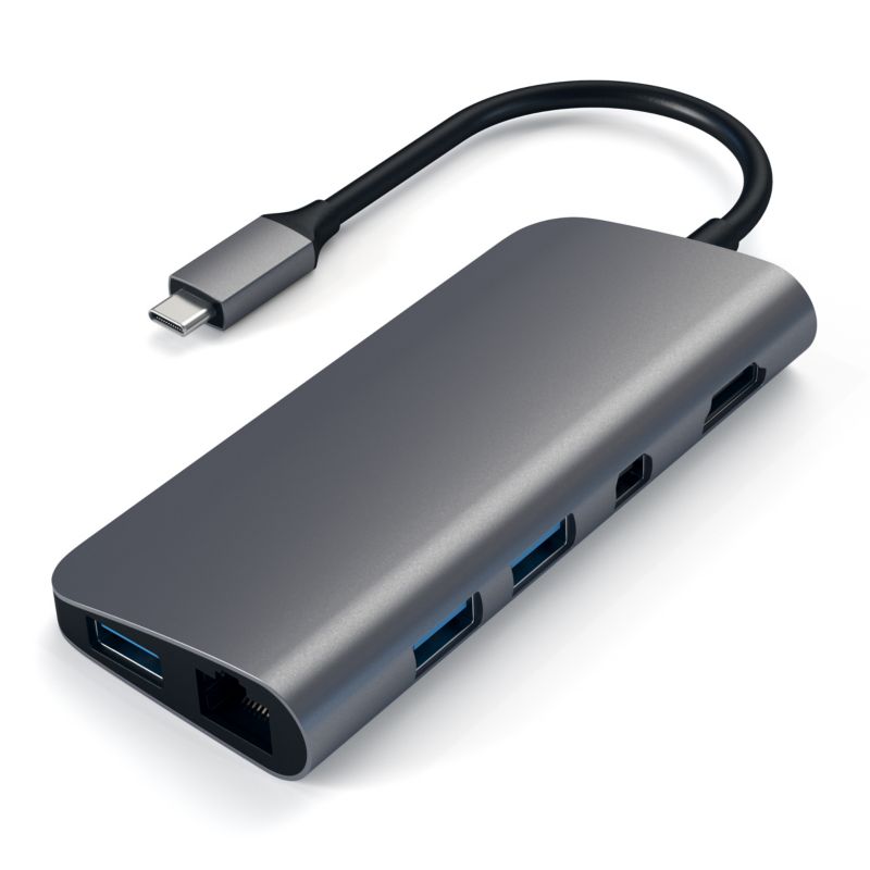 Satechi USB-C Multimedia Adapter Space Gray