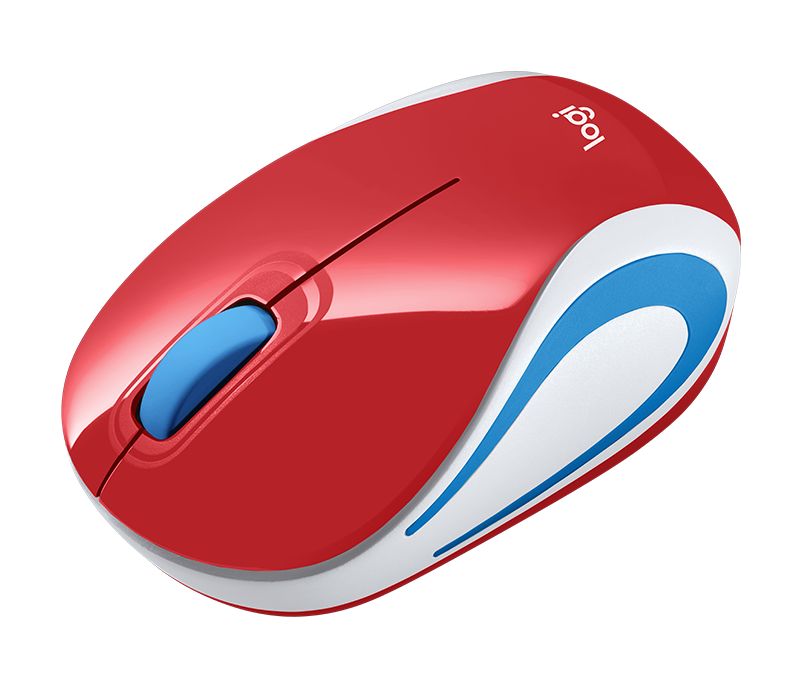 Logitech Wireless Mini Mouse M187 rot