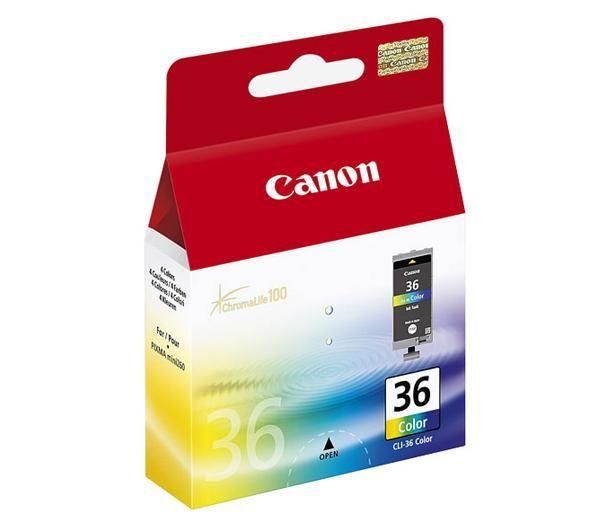 Canon CLI-36 Druckerpatrone Schwarz, Cyan, Magenta, Gelb 1511B001