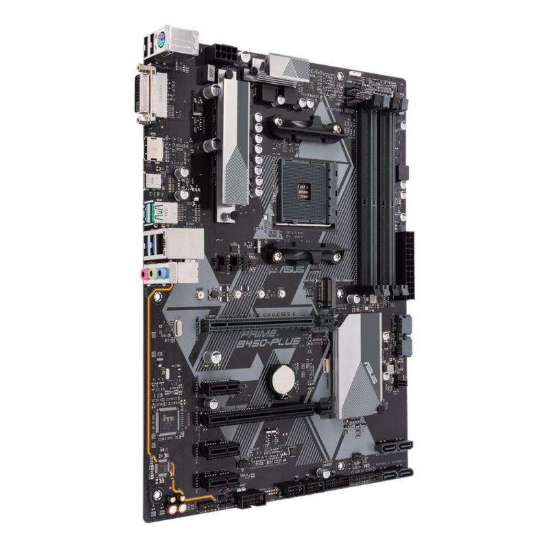 ASUS Prime B450-Plus ATX Mainboard Sockel AM4 M.2/USB3.1/HDMI/DVI