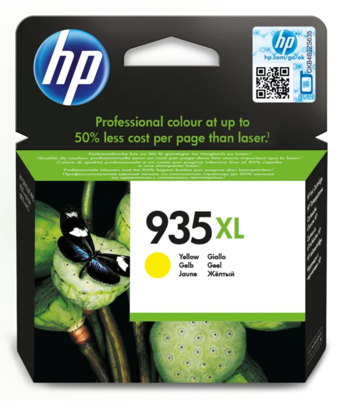 HP 935XL Original Druckerpatrone Gelb C2P26AE