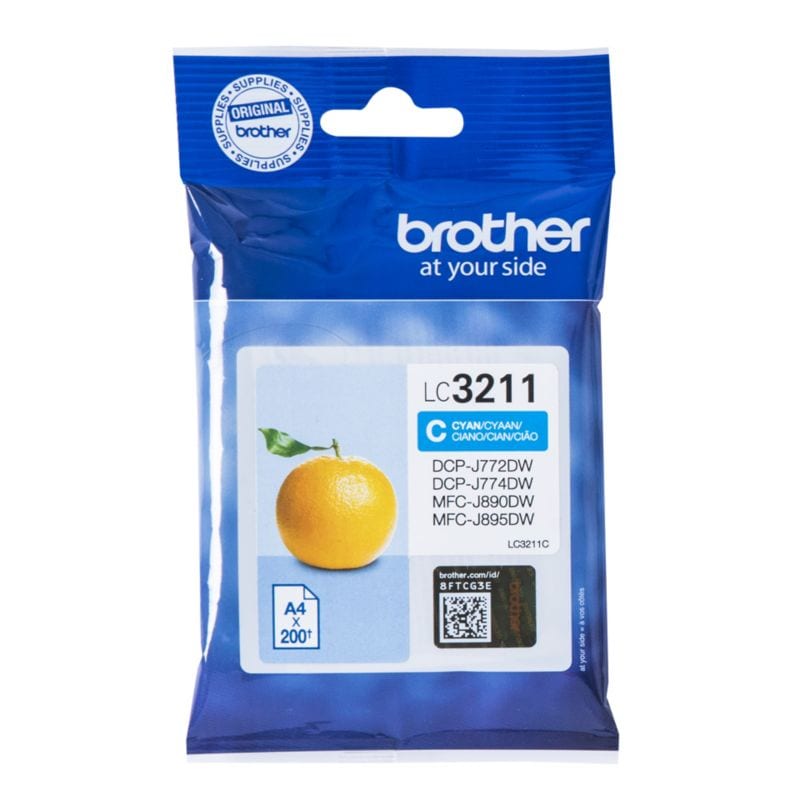 Brother LC-3211C Original Druckerpatrone Cyan