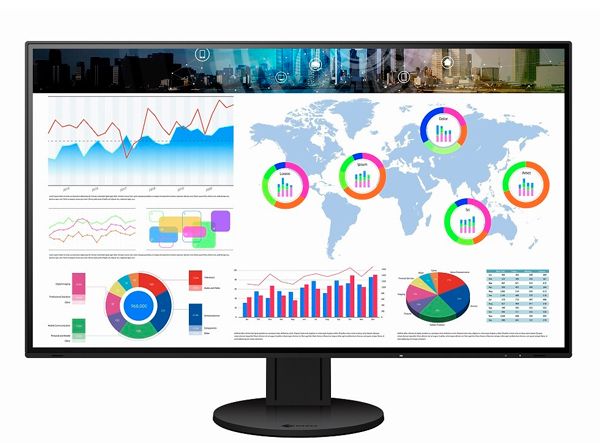 EIZO EV3237WFS-BK 80 cm (31,5") Monitor 16:9 DVI/DP/HDMI 5 ms 1.000:1 Pivot IPS