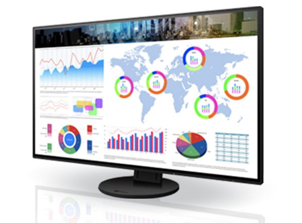 EIZO EV3237WFS-BK 80 cm (31,5") Monitor 16:9 DVI/DP/HDMI 5 ms 1.000:1 Pivot IPS