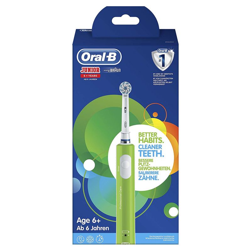 Oral-B Junior Green Elektrische Zahnbürste grün