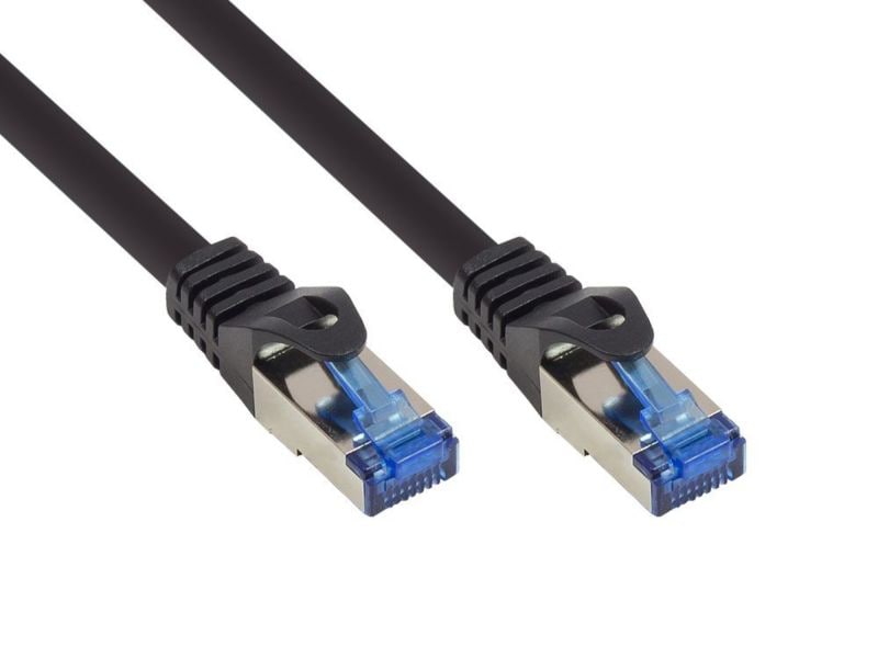 Good Connections 0,15m RNS Patchkabel SmartFLEX CAT6A S/FTP PiMF schwarz