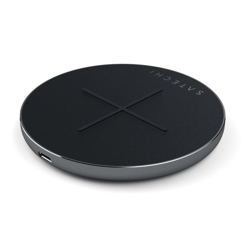 Satechi Wireless Fast-Charging Pad V2 Space Gray