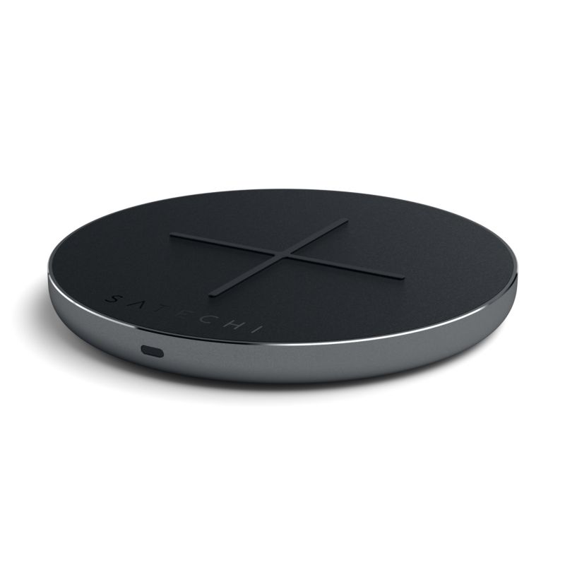 Satechi Wireless Fast-Charging Pad V2 Space Gray