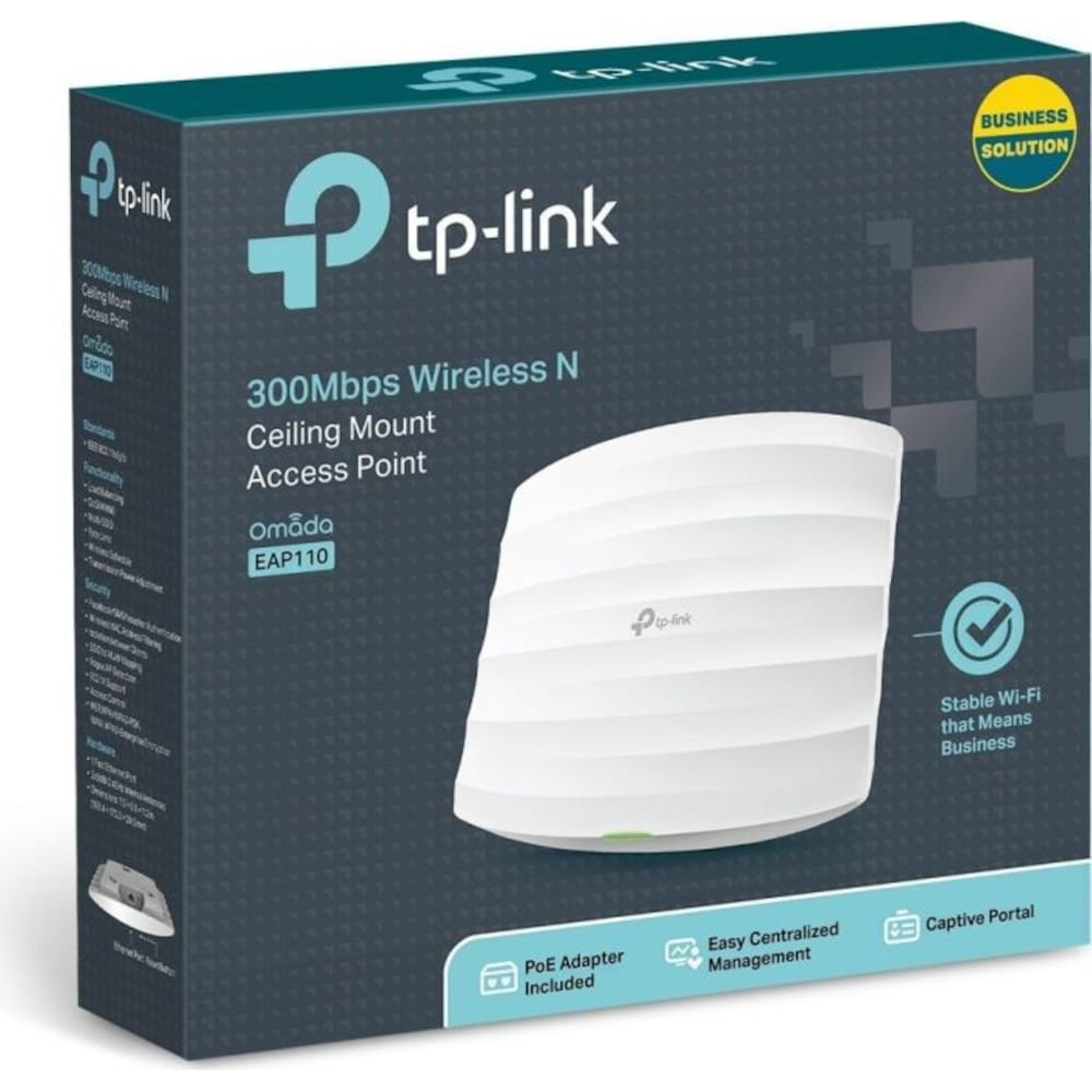 TP-LINK Omada EAP110 300Mbit/s-WLAN-Accesspoint zur Deckenmontage