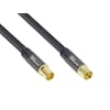 Good Connections Antennenkabel SmartFLEX 1m IEC St. zu Koax Bu. &gt;120dB schwarz