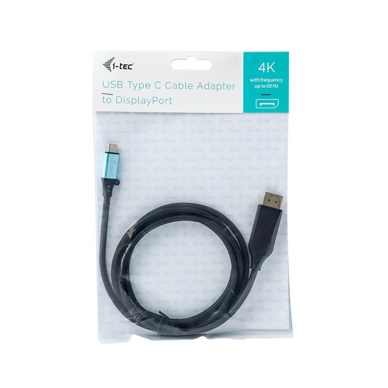 i-tec USB-C/ Displayport Kabel 4K/ 60Hz 1,5m