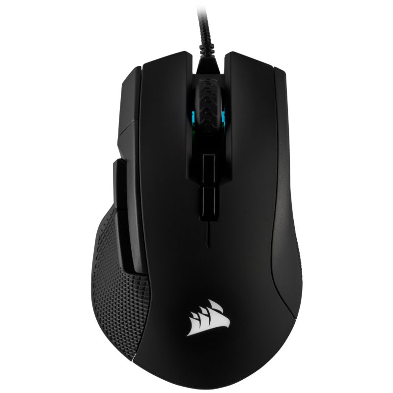 Corsair Ironclaw RGB optische Gaming Maus 18.000 dpi schwarz