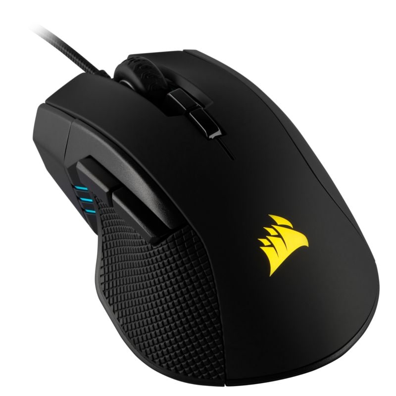 Corsair Ironclaw RGB optische Gaming Maus 18.000 dpi schwarz