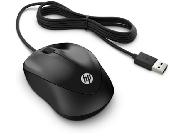 HP Maus 1000 4QM14AA kabelgebunden USB schwarz