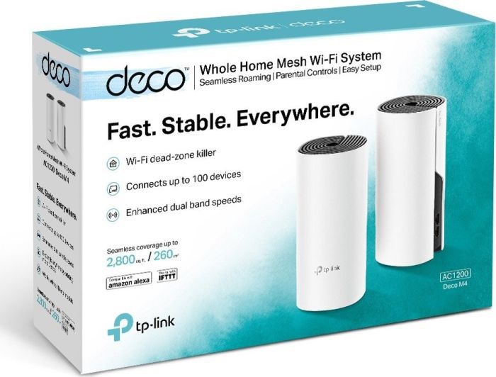 TP-LINK Deco M4 WLAN Mesh System (2-er Pack)