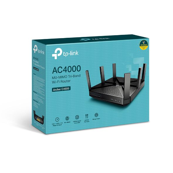 TP-LINK Archer C4000 4000MBit/s Tri-Band Gigabit WLAN-ac Router