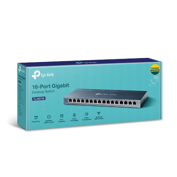 TP-LINK TL-SG116 16x Port Gigabit Desktop Switch