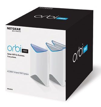 Netgear ORBI AC3000 Tri-Band WLAN System Set (Router + 2 Satelliten)