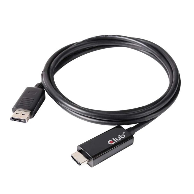 Club 3D DisplayPort 1.4 Adapterkabel 2m DP zu HDMI 2.0b HDR UHD St./St. schwarz