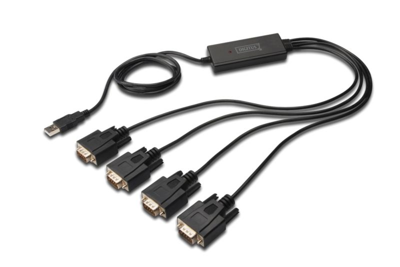 DIGITUS DA-70159 USB 2.0 zu 4xRS232 Kabel