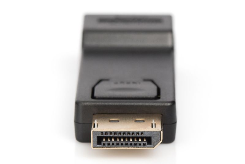 DIGITUS Displayport Adapter DP zu HDMI-A St./Bu. Verriegelung schwarz