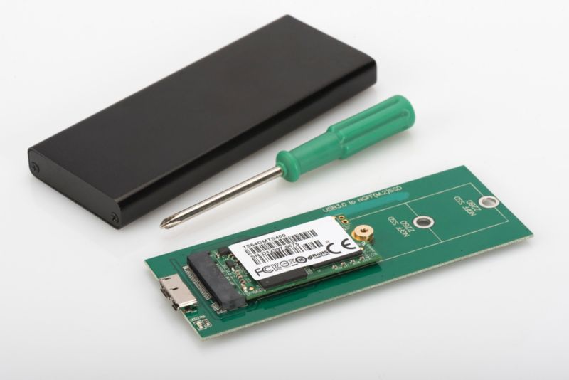 DIGITUS DA-71111 Externes SSD-Gehäuse, M.2 - USB 3.0